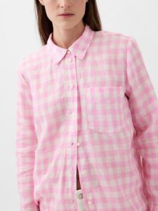 Linen Boyfriend Shirt sold by GAP