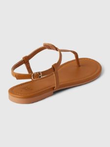Vegan Leather T-Strap Sandals sold by GAP
