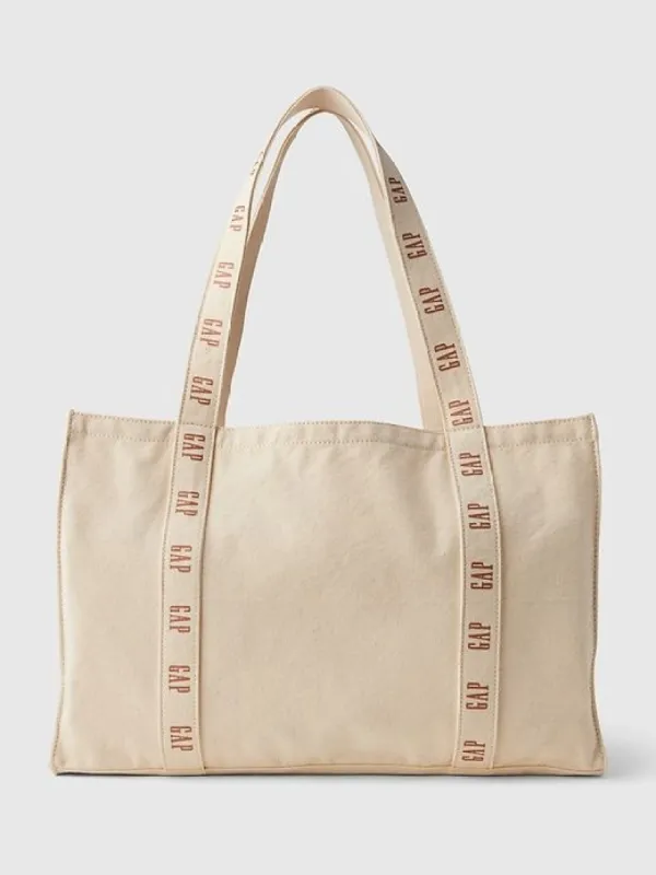 Gap Logo Canvas Tote Bag sold by GAP