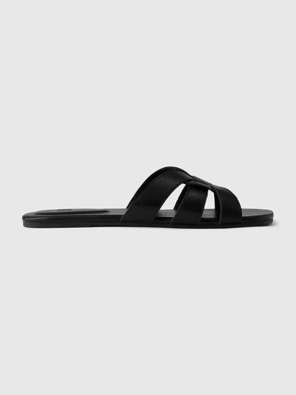 Vegan Leather Cross Strap Sandals sold by GAP