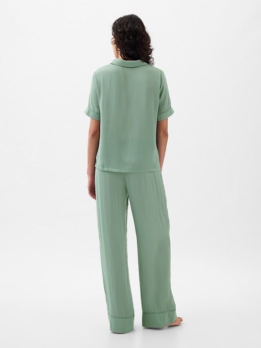 Satin PJ Shirt sold by GAP product image thumbnail 2