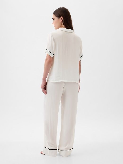 Satin PJ Shirt sold by GAP product image thumbnail 2