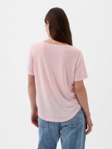 Linen-Blend T-Shirt sold by GAP