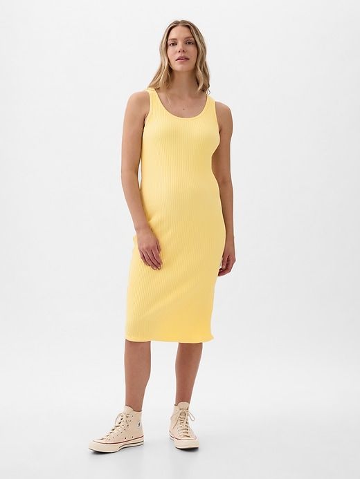 Maternity Rib Midi Tank Dress sold by GAP