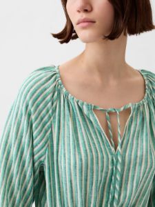 Linen-Blend Mini Dress sold by GAP