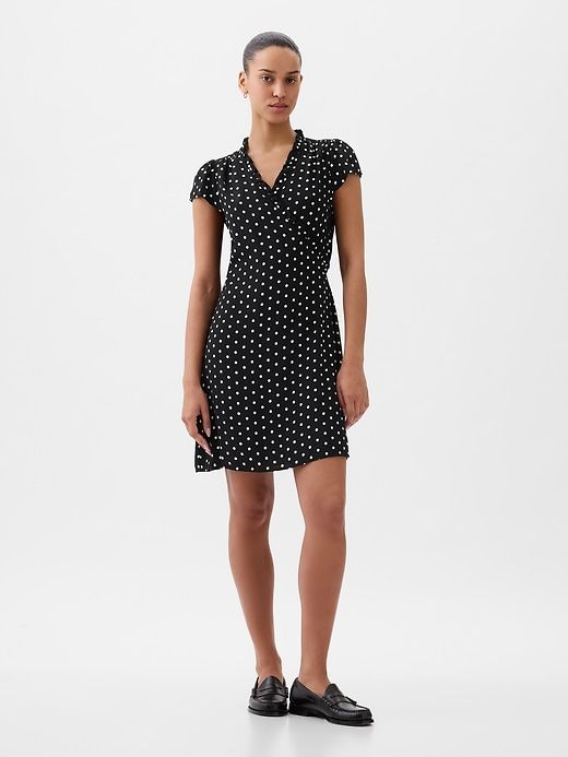 Wrap Mini Dress sold by GAP