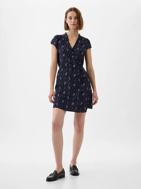 Wrap Mini Dress sold by GAP