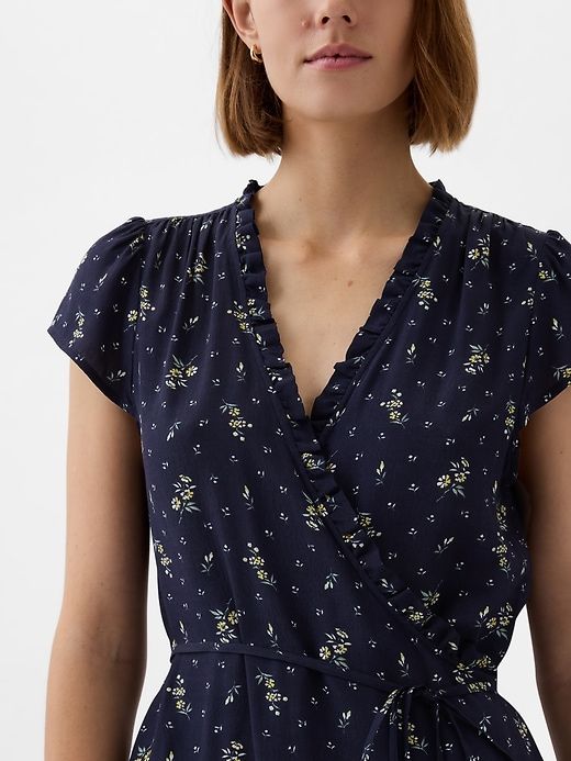 Wrap Mini Dress sold by GAP product image thumbnail 4