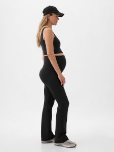 Maternity Power Full Panel Flare Leggings sold by GAP