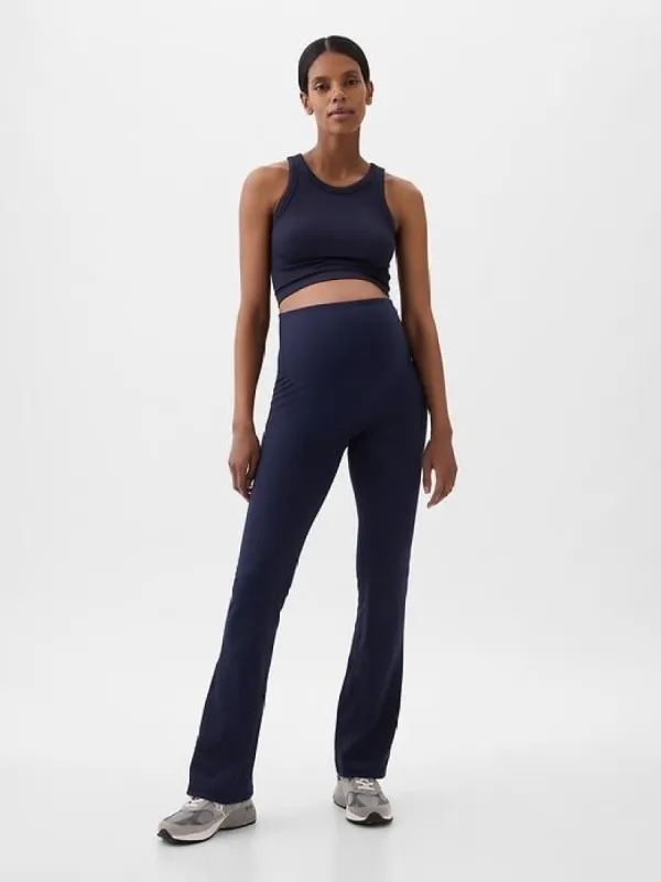 Maternity Power Full Panel Flare Leggings sold by GAP