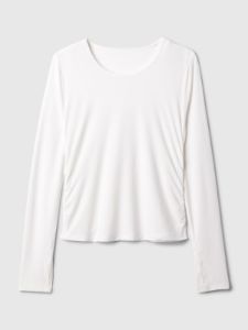 GapFit Breathe Ruched Cropped T-Shirt sold by GAP