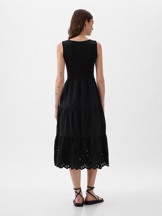 Eyelet Midi Tank Dress sold by GAP product image thumbnail 2