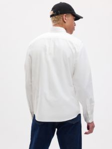 Point-Collar Oxford Shirt in Standard Fit sold by GAP