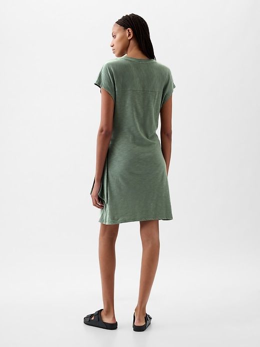 Tie-Knot Mini T-Shirt Dress sold by GAP product image thumbnail 2