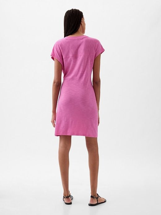 Tie-Knot Mini T-Shirt Dress sold by GAP product image thumbnail 2