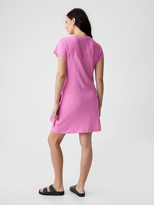 Tie-Knot Mini T-Shirt Dress sold by GAP product image thumbnail 5