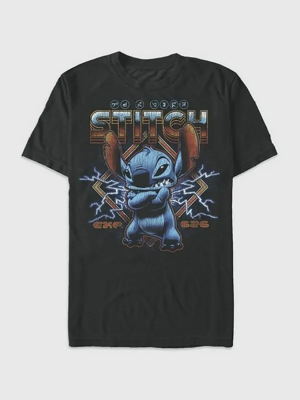 Lilo and Stitch 80s Rocker Stitch Graphic Tee made by GAP