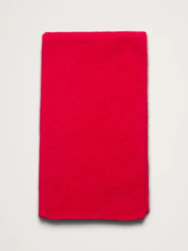 Brushed Wool-Cashmere Scarf sold by Banana Republic