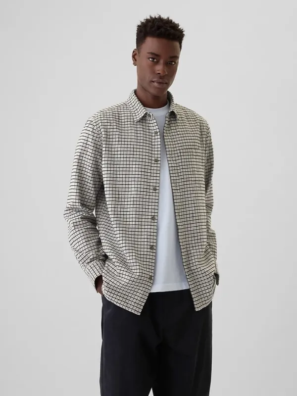 Organic Cotton Flannel Shirt sold by GAP