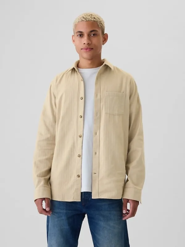 Organic Cotton Flannel Shirt sold by GAP