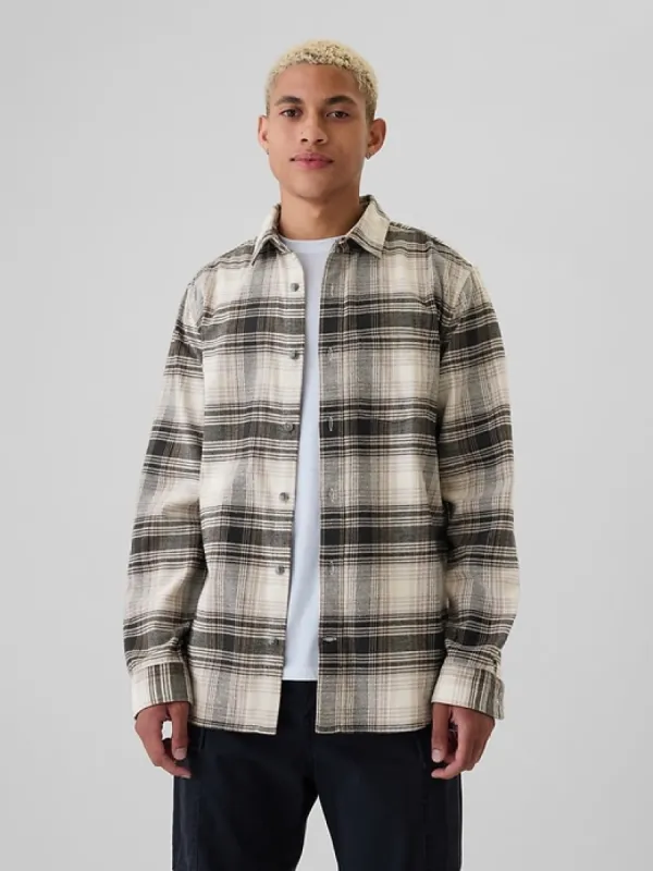 Organic Cotton Flannel Shirt sold by GAP