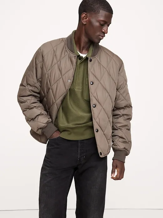 French Terry Rugby Sweatshirt sold by Banana Republic