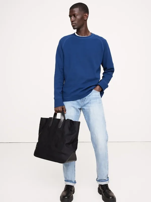 Double-Knit Crew-Neck T-Shirt sold by Banana Republic