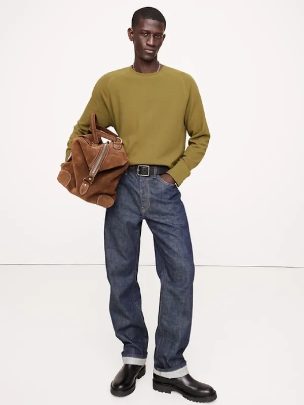 Double-Knit Crew-Neck T-Shirt sold by Banana Republic
