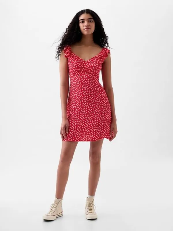 Floral Flutter Mini Dress sold by GAP