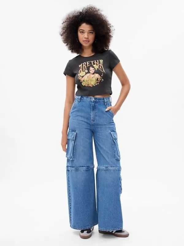 Cropped Graphic T-Shirt sold by GAP