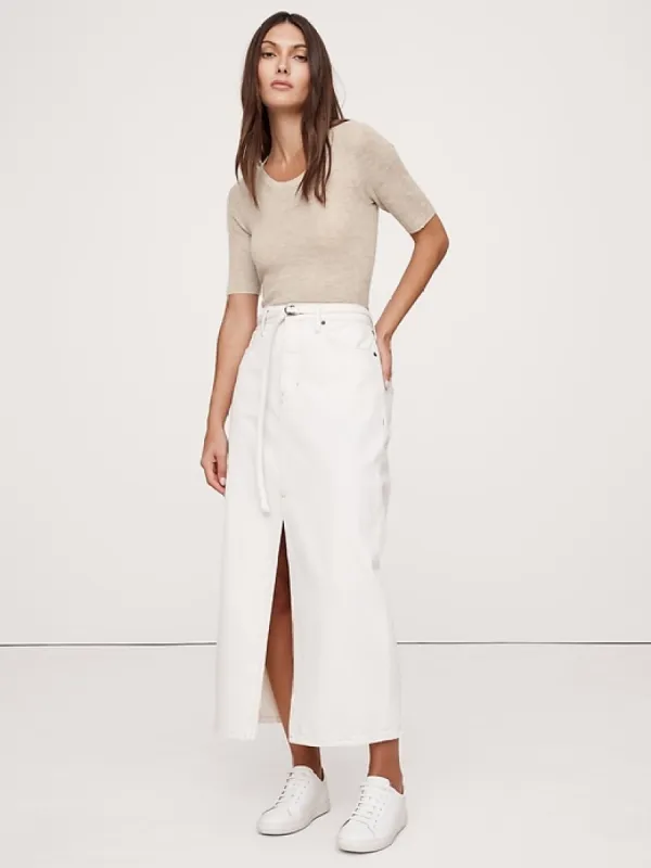 Featherweight Cashmere Scoop-Neck Sweater sold by Banana Republic