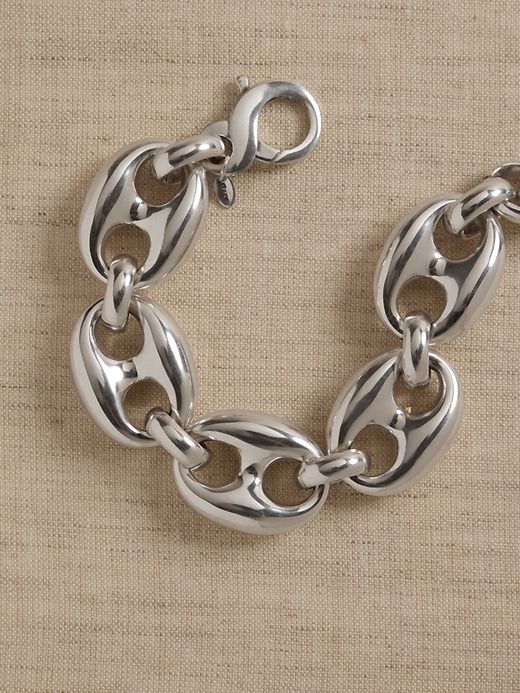 Mariner Jumbo Link Bracelet | Aureus + Argent sold by Banana Republic