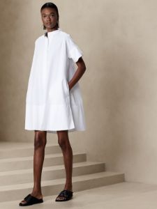 Rhyah Poplin Mini Dress sold by Banana Republic