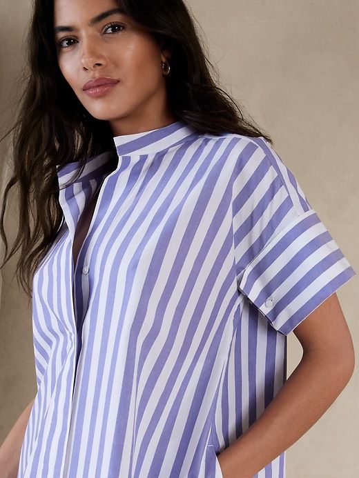 Rhyah Poplin Mini Dress sold by Banana Republic product image thumbnail 3