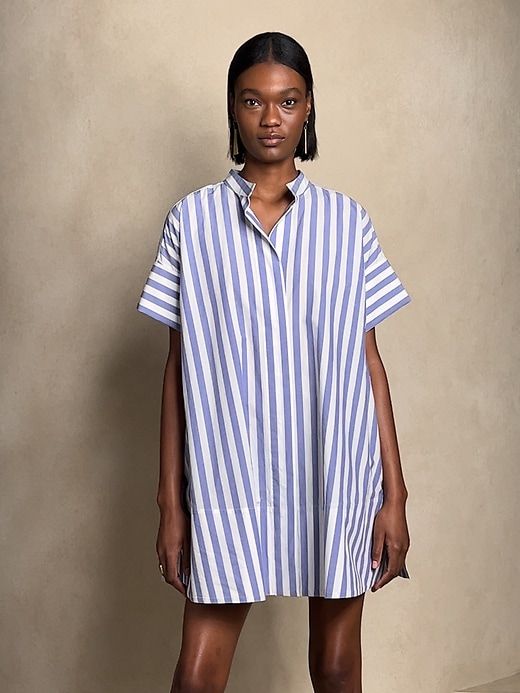 Rhyah Poplin Mini Dress sold by Banana Republic product image thumbnail 5