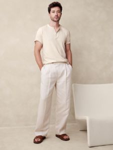 Soft Wash Henley T-Shirt sold by Banana Republic