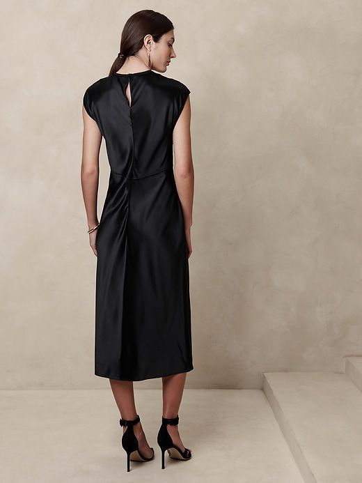 Claudette Silk Midi Dress sold by Banana Republic product image thumbnail 2