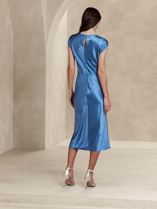 Claudette Silk Midi Dress sold by Banana Republic product image thumbnail 5