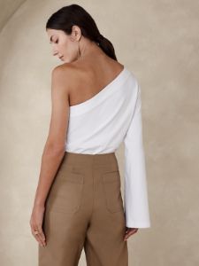 Galena One-Shoulder Top sold by Banana Republic