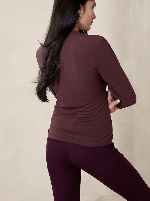Aleah Wool-Blend Top sold by Banana Republic product image thumbnail 2