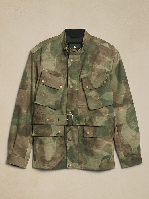 Tristan Bonded Utility Jacket sold by Banana Republic product image thumbnail 4