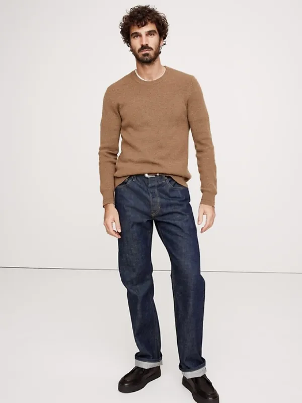 Merino Thermal-Knit Sweater sold by Banana Republic