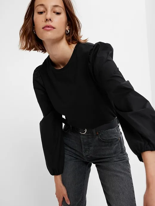 Puff Sleeve Top sold by GAP product image thumbnail 3