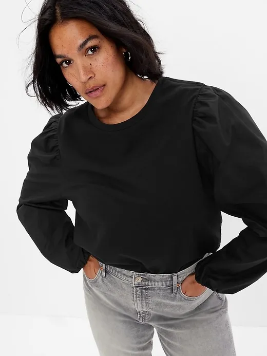 Puff Sleeve Top sold by GAP product image thumbnail 4