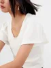 Rib Flutter Sleeve T-Shirt sold by GAP