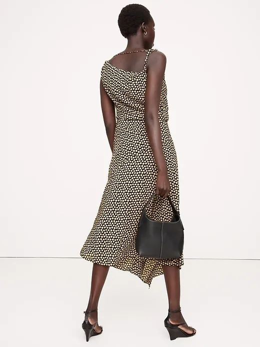 Crepe Knit Twist-Shoulder Dress sold by Banana Republic product image thumbnail 2