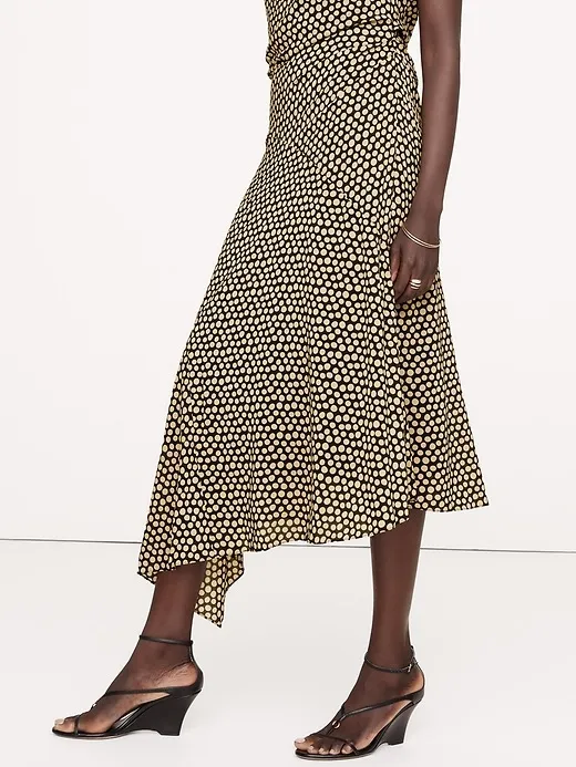 Crepe Knit Twist-Shoulder Dress sold by Banana Republic product image thumbnail 3