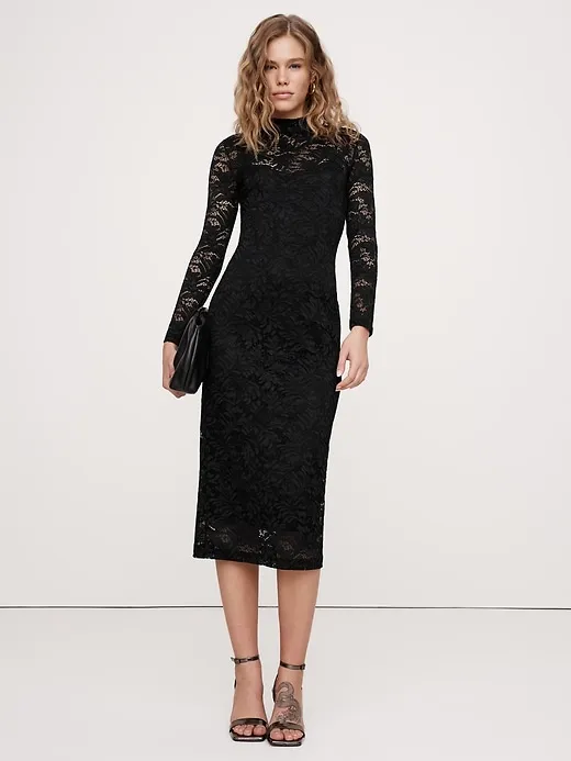Lace Midi Dress sold by Banana Republic