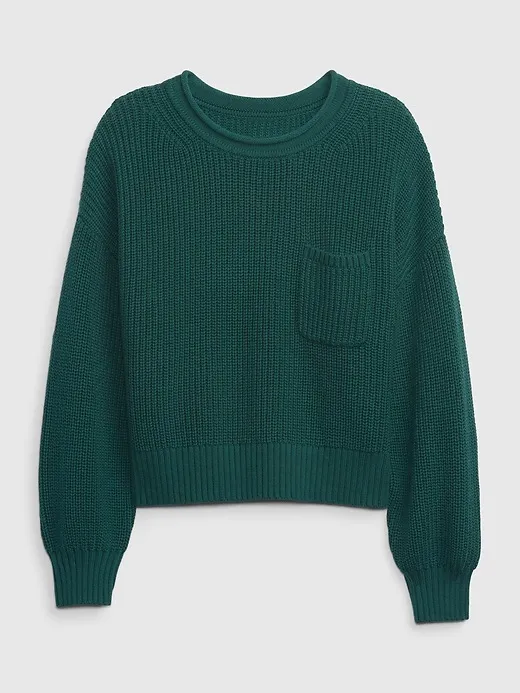 Shaker-Stitch Pocket Sweater sold by GAP product image thumbnail 5
