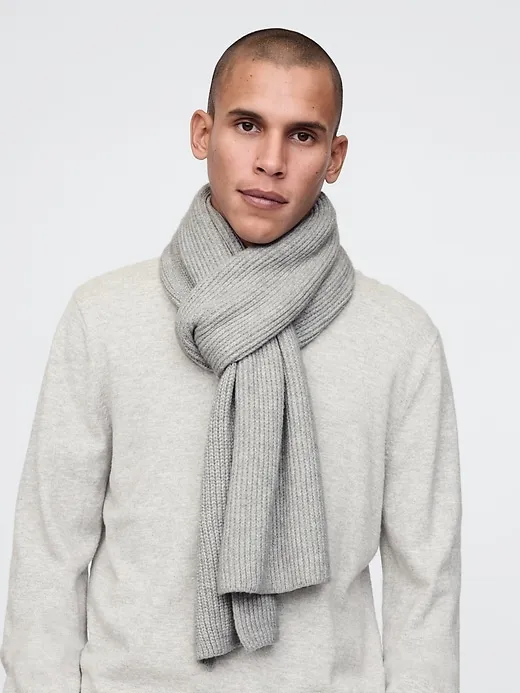 CashSoft Rib Scarf sold by GAP product image thumbnail 3